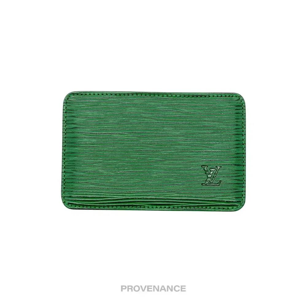 🔴 Louis Vuitton Card Holder Wallet - Borneo Epi Leather